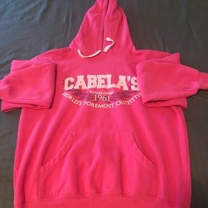Women’s Pink Cabela’s Hooded Sweatshirt
